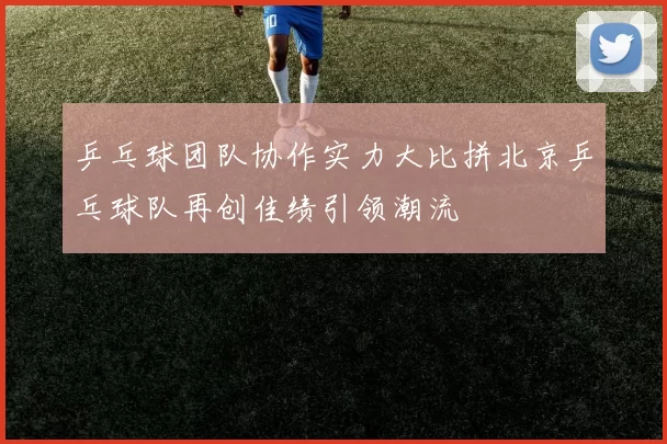 乒乓球团队协作实力大比拼北京乒乓球队再创佳绩引领潮流