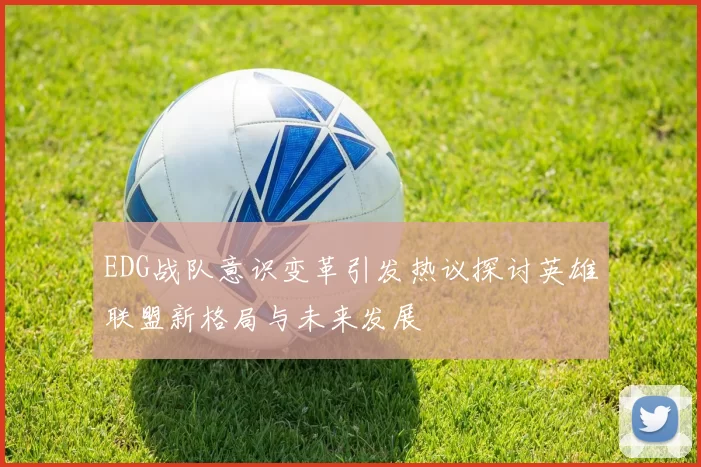 EDG战队意识变革引发热议探讨英雄联盟新格局与未来发展